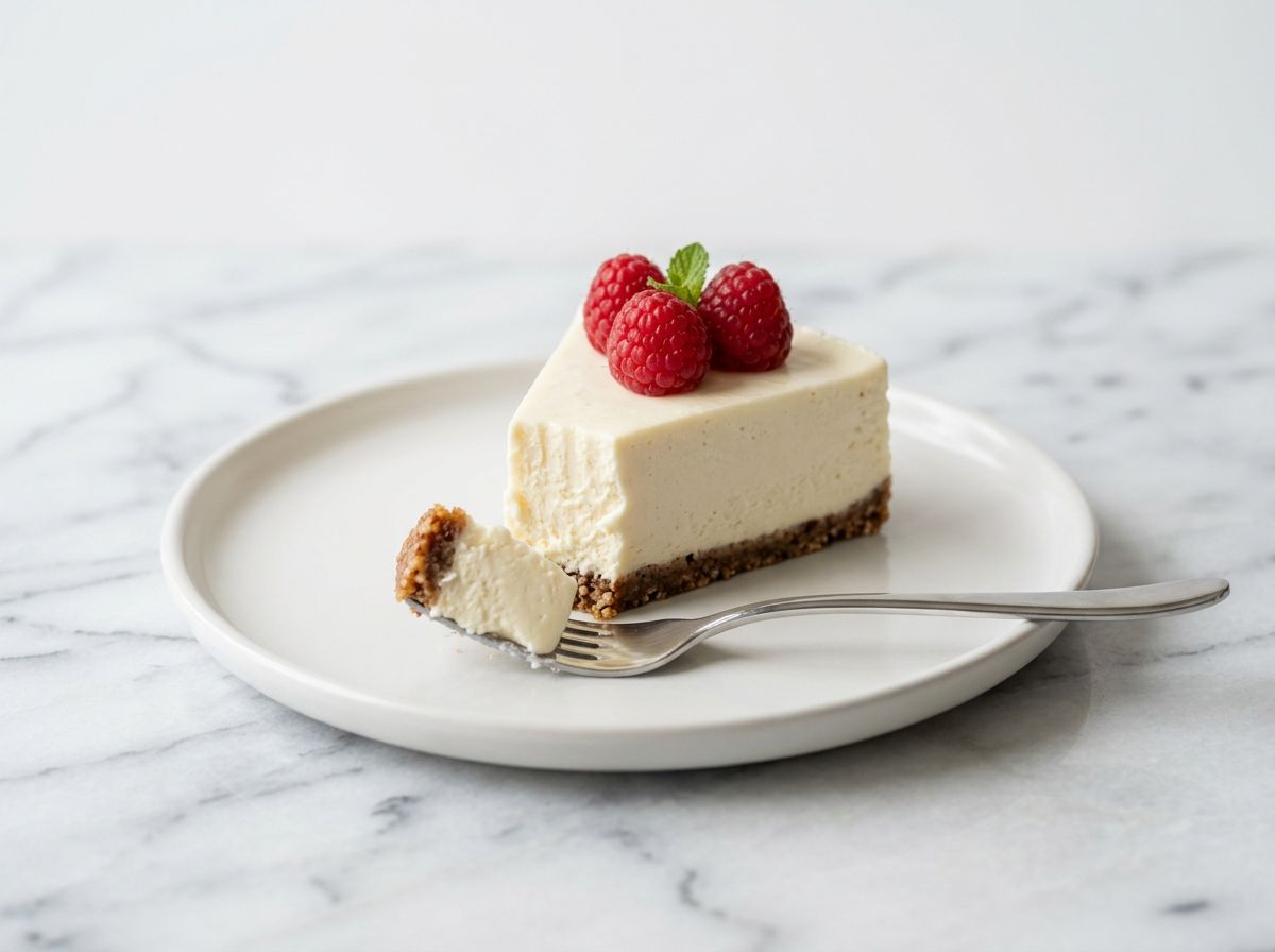 Кето-чизкейк без выпечки за 15 минут