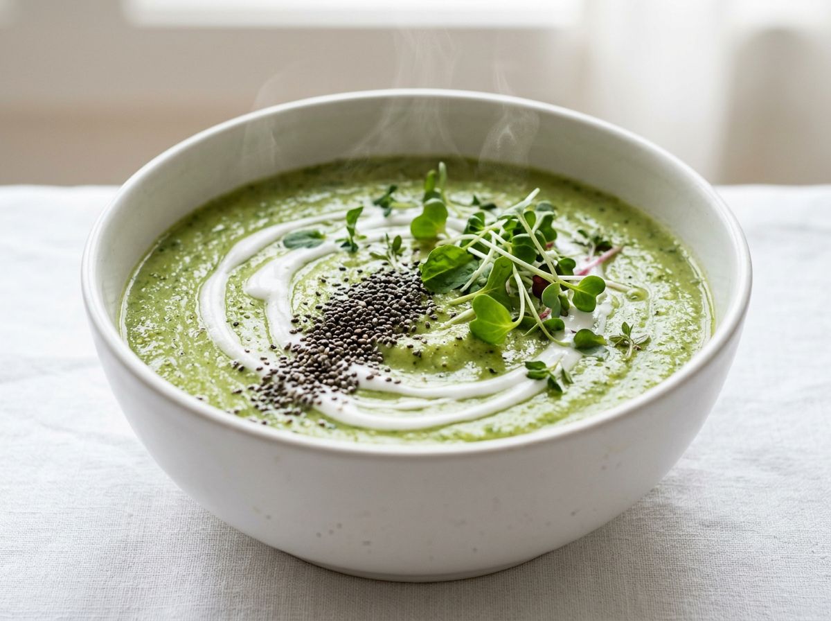 Суп-пюре из брокколи